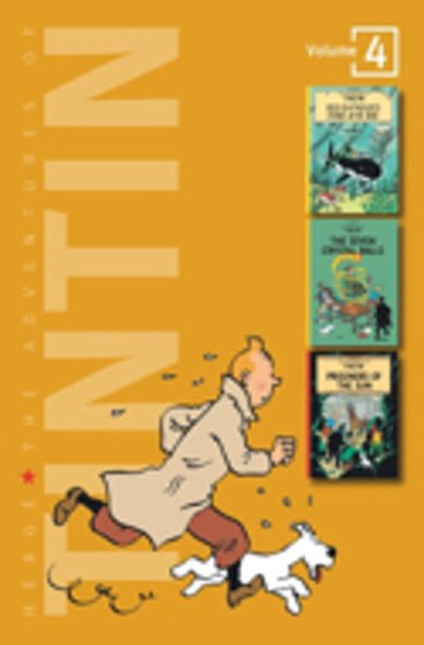 Adventures of Tintin 3 Complete Adventures in 1 Volume: Red Rackham's Treasure(v. 1-7 Tintin Three-in-one)