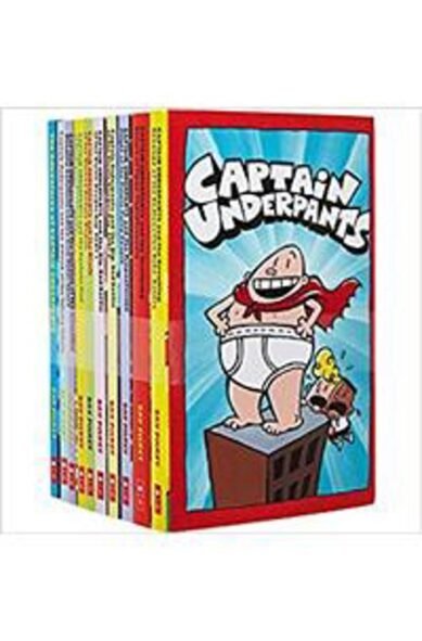 Captain Underpants: 10 Book Set