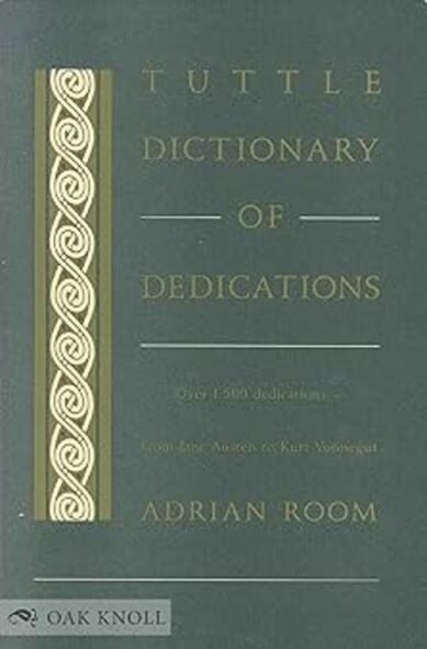 Dictionary of Dedications